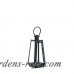Gracie Oaks Exploration Iron and Glass Lantern ZNGZ4595